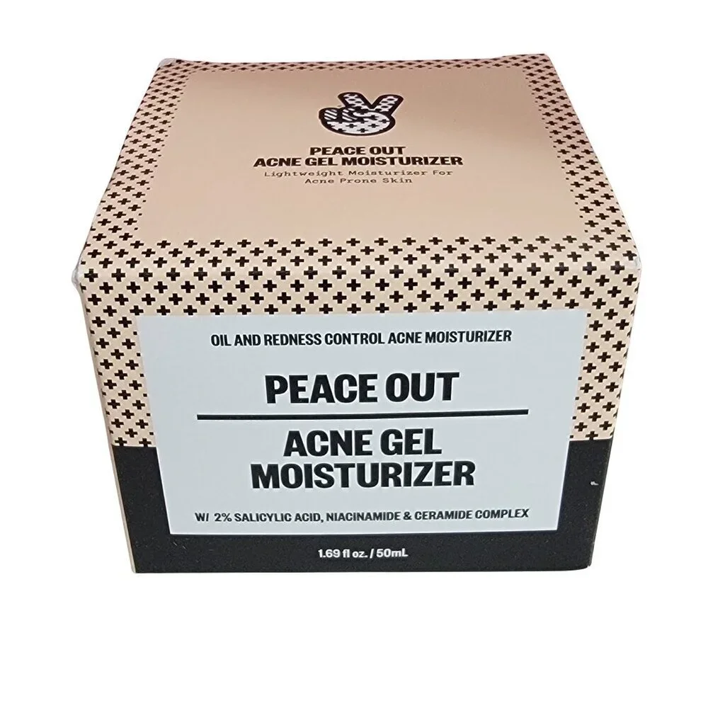 Peace Out 2% Salicylic Acid Acne Gel Moisturizer 1.7 oz / 50 ml
